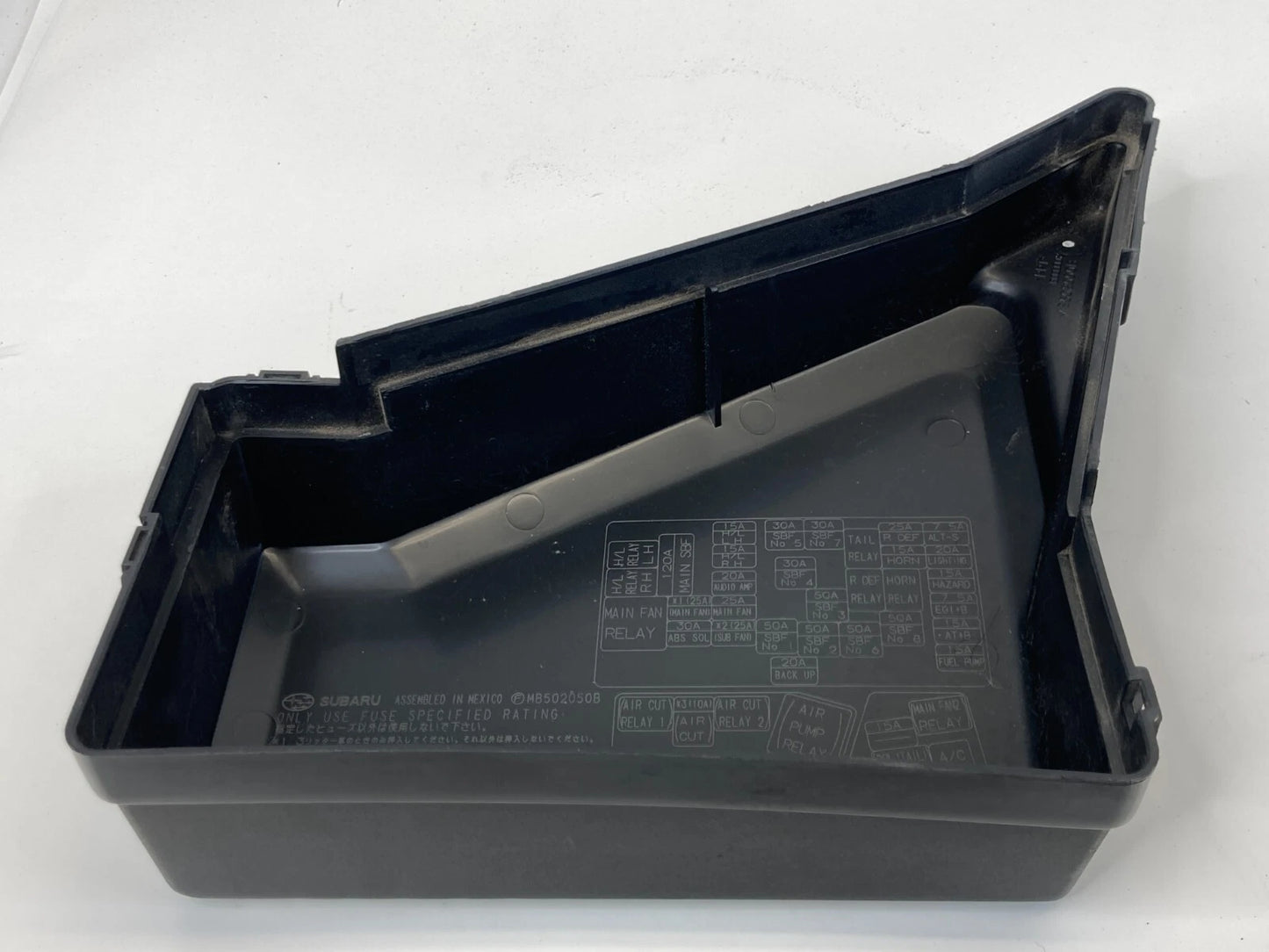 2006-2009 SUBARU OUTBACK LEGACY 2.5L ENGINE FUSE RELAY BOX COVER LID MB50200B