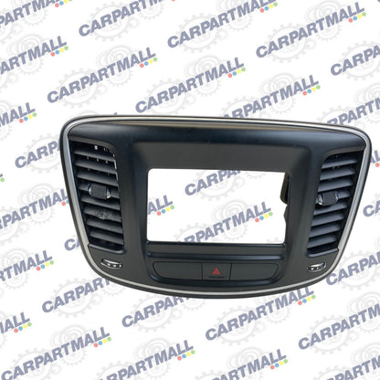 2015-2017 Chrysler 200 Dash Radio Bezel Trim w/ Air Vent & Hazard Switch OEM