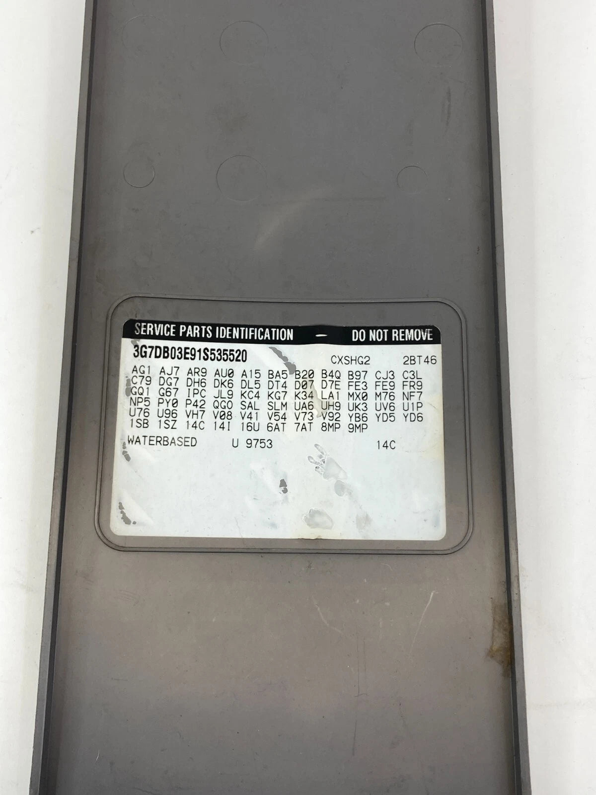 2001-2005 PONTIAC AZTEK REAR HATCH SPARE TIRE JACK ACCESS COVER TRIM BEZEL OEM