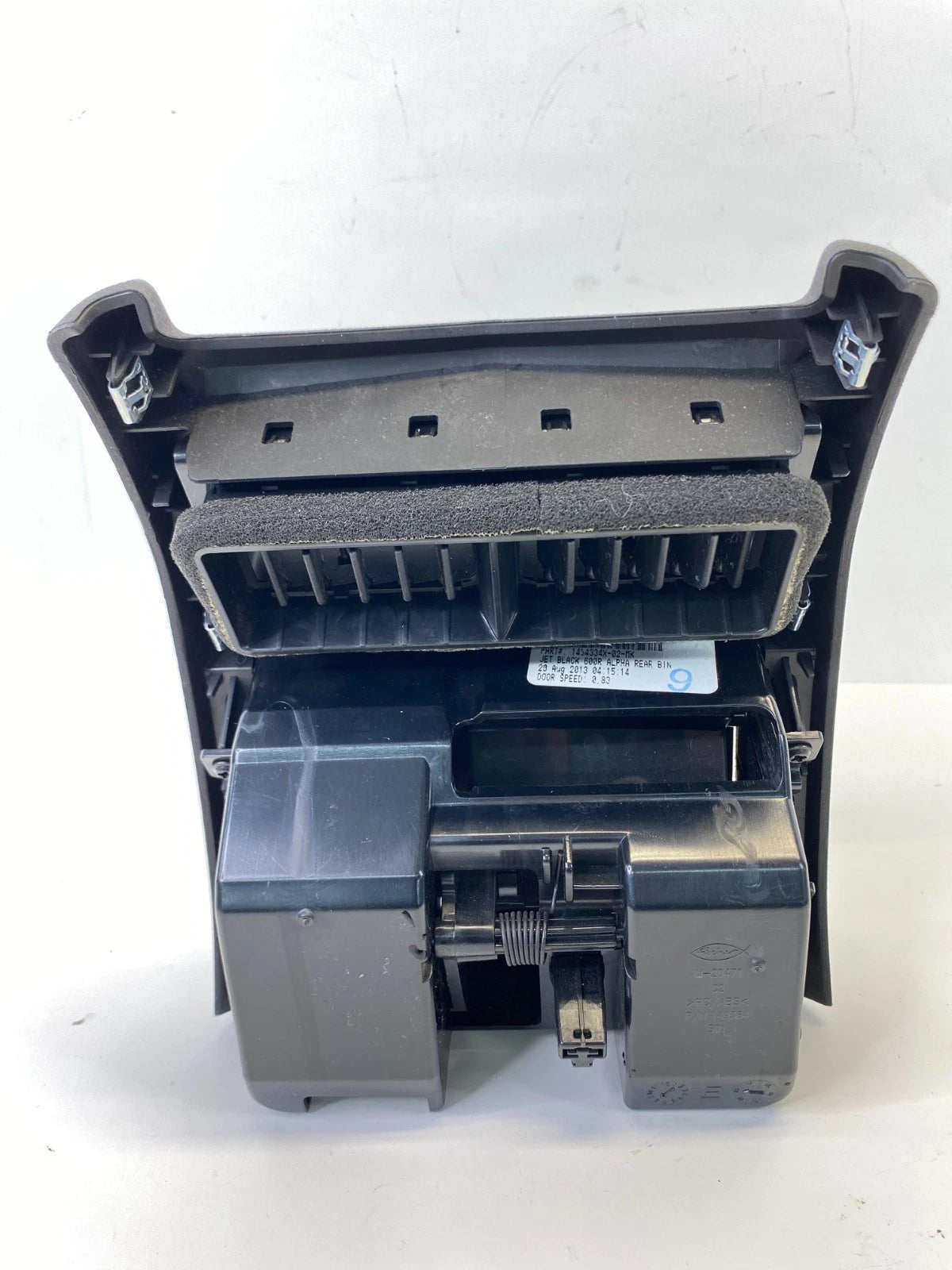 2013 2014 CADILLAC ATS REAR CENTER CONSOLE REAR LID COVER PANEL W/ POWER OUTLET