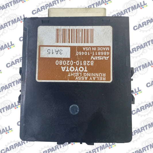 2010-2013 TOYOTA COROLLA RUNNING LAMP RELAY CONTROL MODULE UNIT 82810-02080