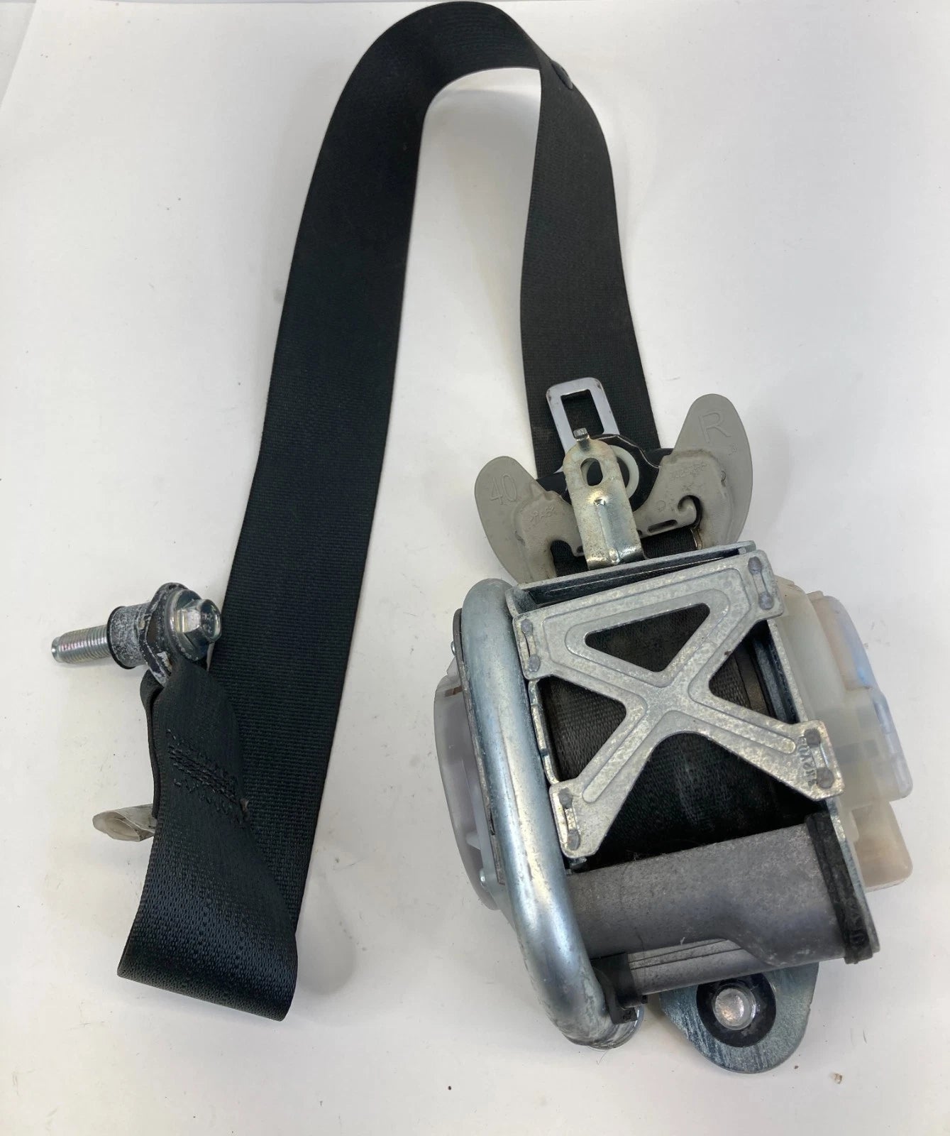 2013 INFINITI JX35 FRONT RIGHT PASSENGER SIDE SEAT BELT RETRACTOR 2450474-AC OEM