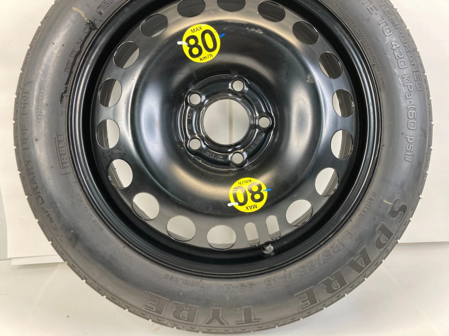 2003-2011 SAAB 9-3 EMERGENCY SPARE TIRE RIM COMPAT DONUT T125/85 R16 99M OEM