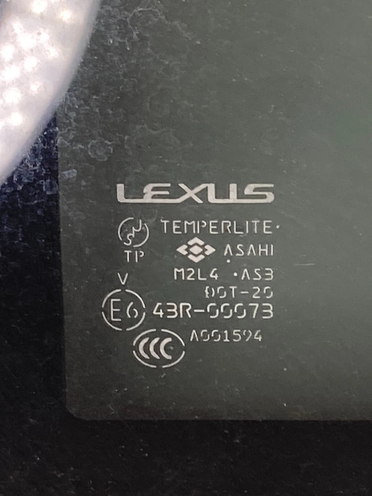 2006-2008 LEXUS RX400H FRONT PANO SUNROOF SUN ROOF GLASS ASSEMBLY OEM