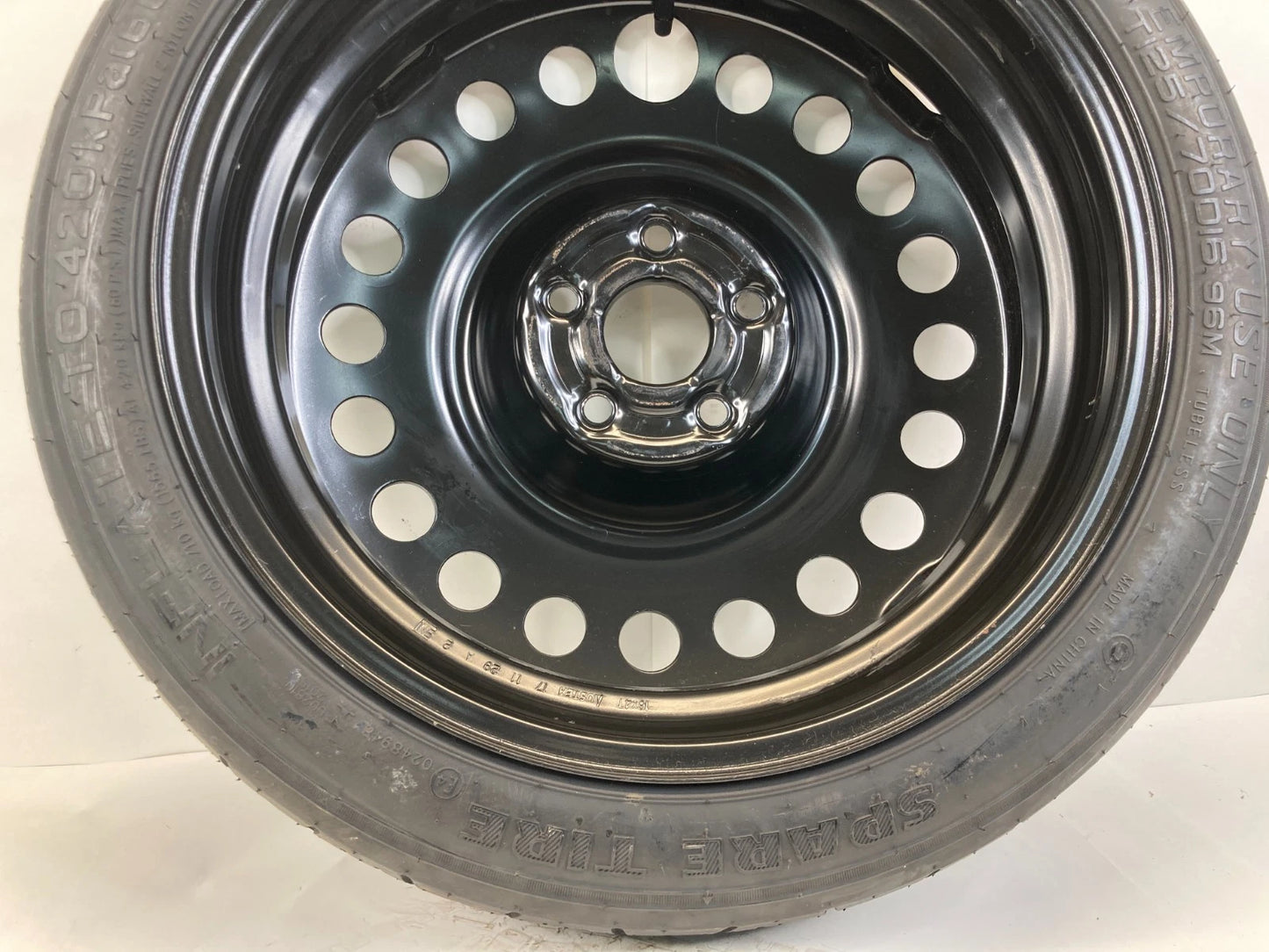 2015-2022 Chevrolet Trax Emergency Spare Tire Wheel Compact Donut T125/70D16 96M