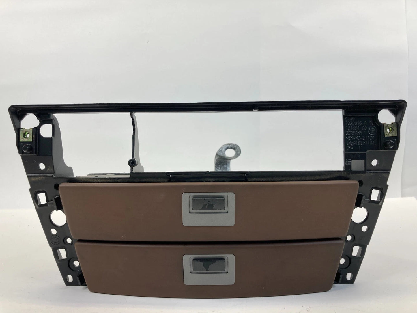 2002-2005 BMW 745I CONSOLE DASH DUAL STORAGE BOX COMPARTMENT TRAY 51457032886