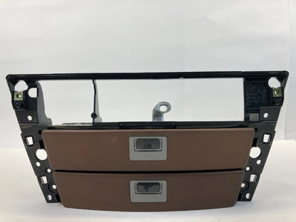 2002-2005 BMW 745I CONSOLE DASH DUAL STORAGE BOX COMPARTMENT TRAY 51457032886