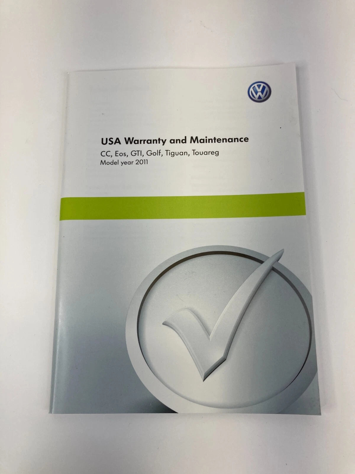 2011 VOLKSWAGEN CC OWNER'S GUIDE USERS MANUAL WARRANTY INFORMATION W/ CASE