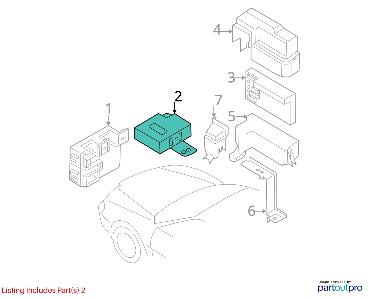 2004-2006 NISSAN ALTIMA 2.5L TRANSMISSION CONTROL MODULE SHIFT LOCK 28540ZB000