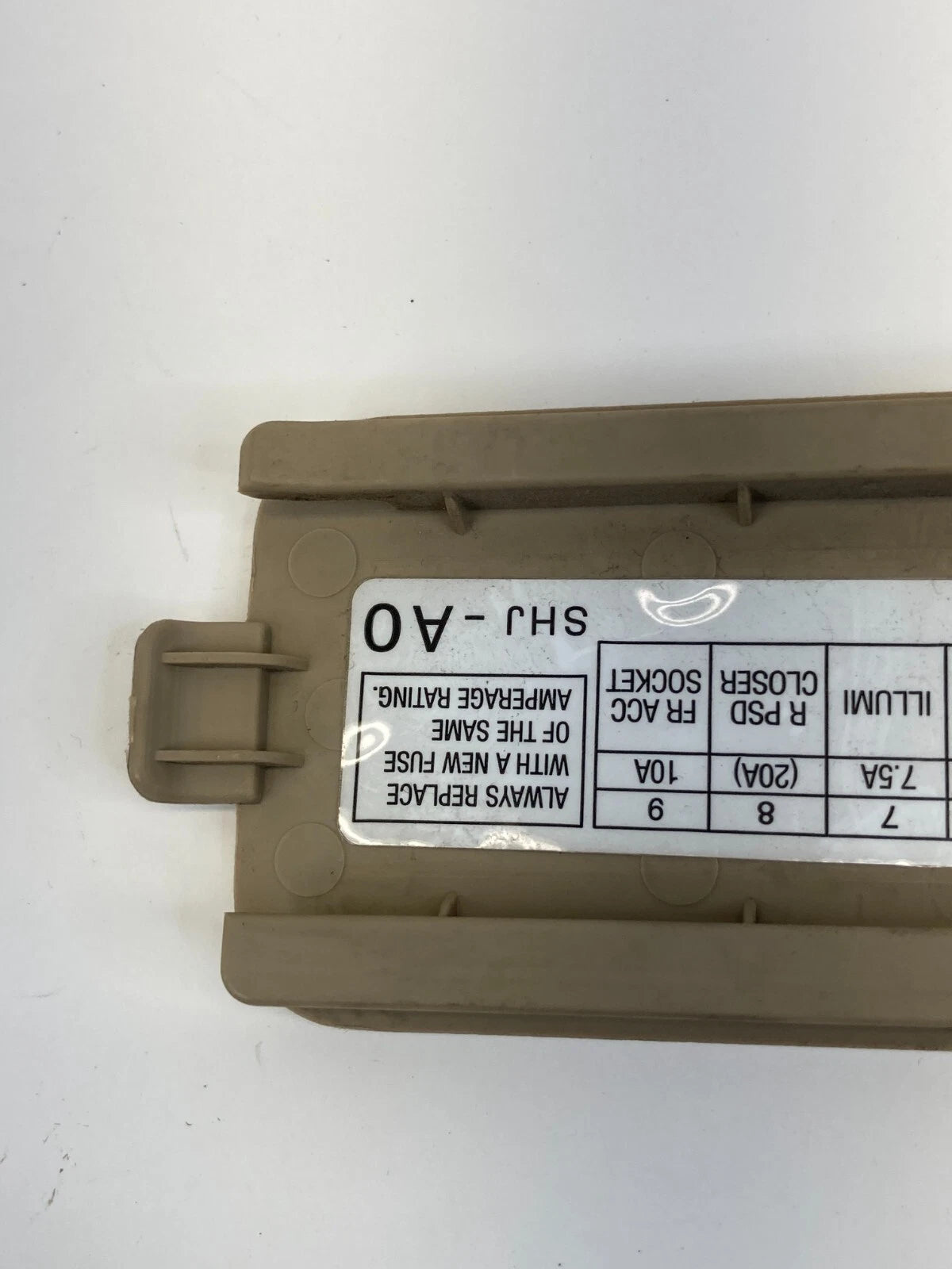 2005-2010 HONDA ODYSSEY KICK FUSE BOX ACCESS COVER LOWER RH OEM FACTORY SHJ-A0