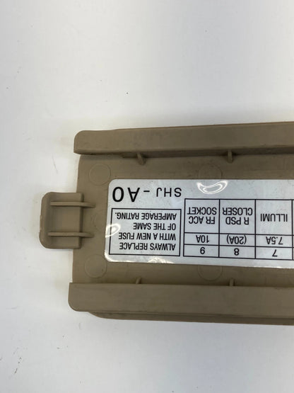2005-2010 HONDA ODYSSEY KICK FUSE BOX ACCESS COVER LOWER RH OEM FACTORY SHJ-A0