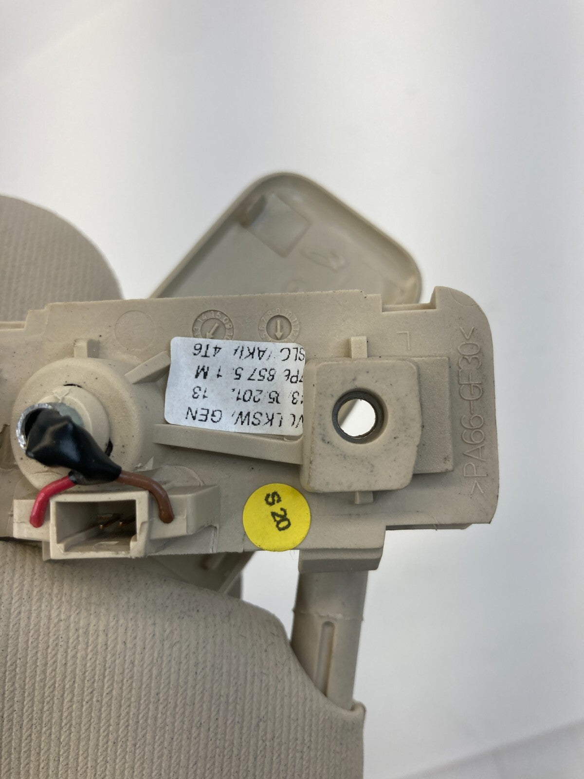 2011-2017 VW Volkswagen Touareg Roof Sunvisor Sun Visor Shade Pair Set OEM