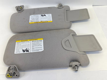 2013-2019 NISSAN SENTRA S FRONT LEFT RIGHT LH RH SUNVISOR PAIR W/ MIRROR OEM
