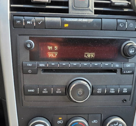 2006 2007 PONTIAC TORRENT AM/ FM RADIO CD PLAYER RECEIVER 22736967 OEM