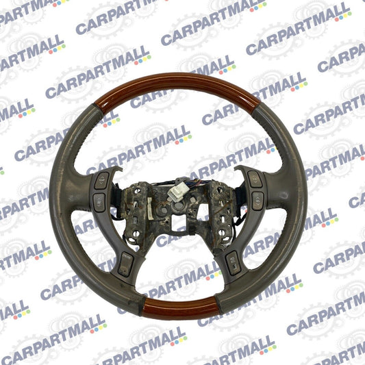 2000-2005 Cadillac DeVille Steering Wheel Leather & Wood 16761299