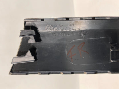 12 13 14 15 VOLKSWAGEN PASSAT FRONT RIGHT DOOR PANEL MOLDING BEZEL 561867410A