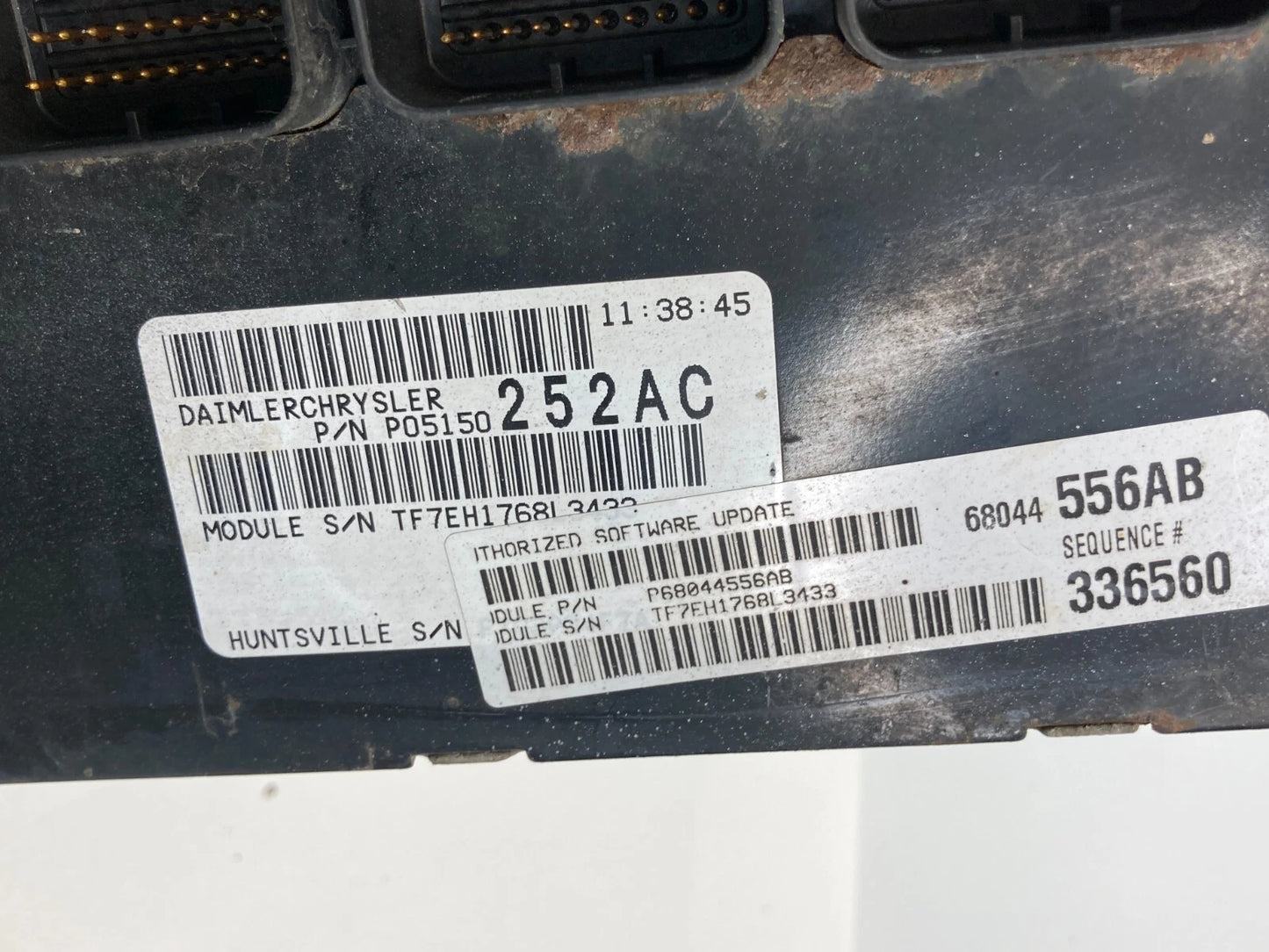 08-10 CHRYSLER TOWN & COUNTRY 3.8L AT ENGINE COMPUTER CONTROL MODULE P05150252AC