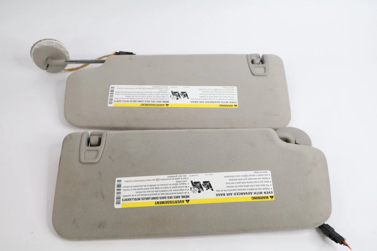 2010-2017 CHEVROLET EQUINOX GMC TERRAIN SUNVISOR SUN VISOR PAIR SET OEM FACTORY