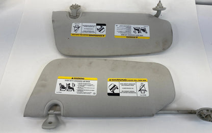 2007-2009 JEEP COMPASS LEFT & RIGHT SIDE SUNVISOR SUN VISOR VANITY SET PAIR OEM