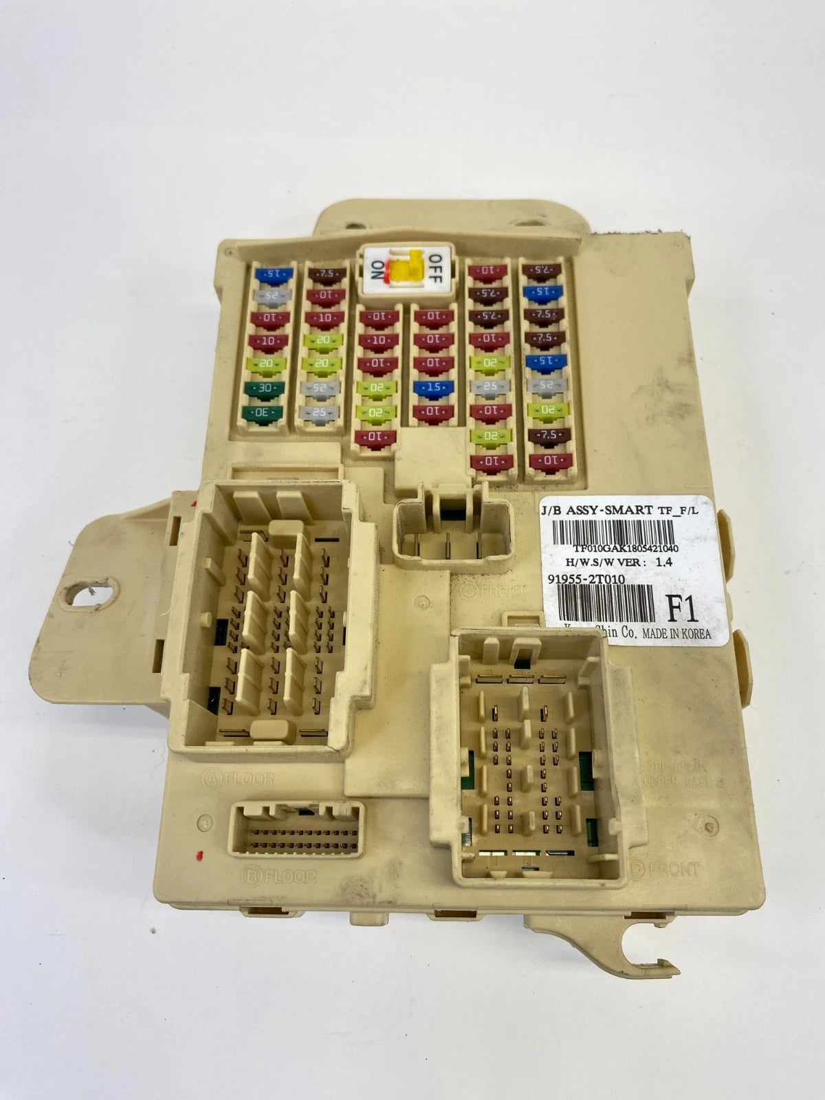 2013-2016 KIA OPTIMA INTERIOR UNDER DASH FUSE RELAY BOX 91955-2T010 OEM