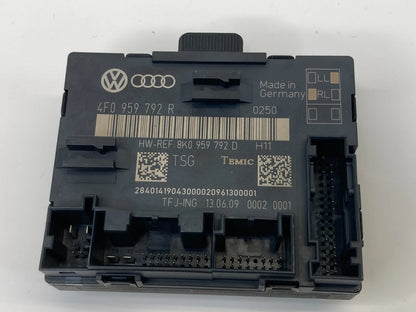 09-11 AUDI A6 QUATTRO 09-15 Q7 FRONT RIGHT DOOR WINDOW CONTROL MODULE 4F0959792R