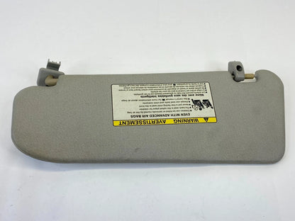 2006-2011 CHEVY AVEO AVEO5 RIGHT PASSENGER SUN VISOR SUNVISOR GREY W CLIP OEM