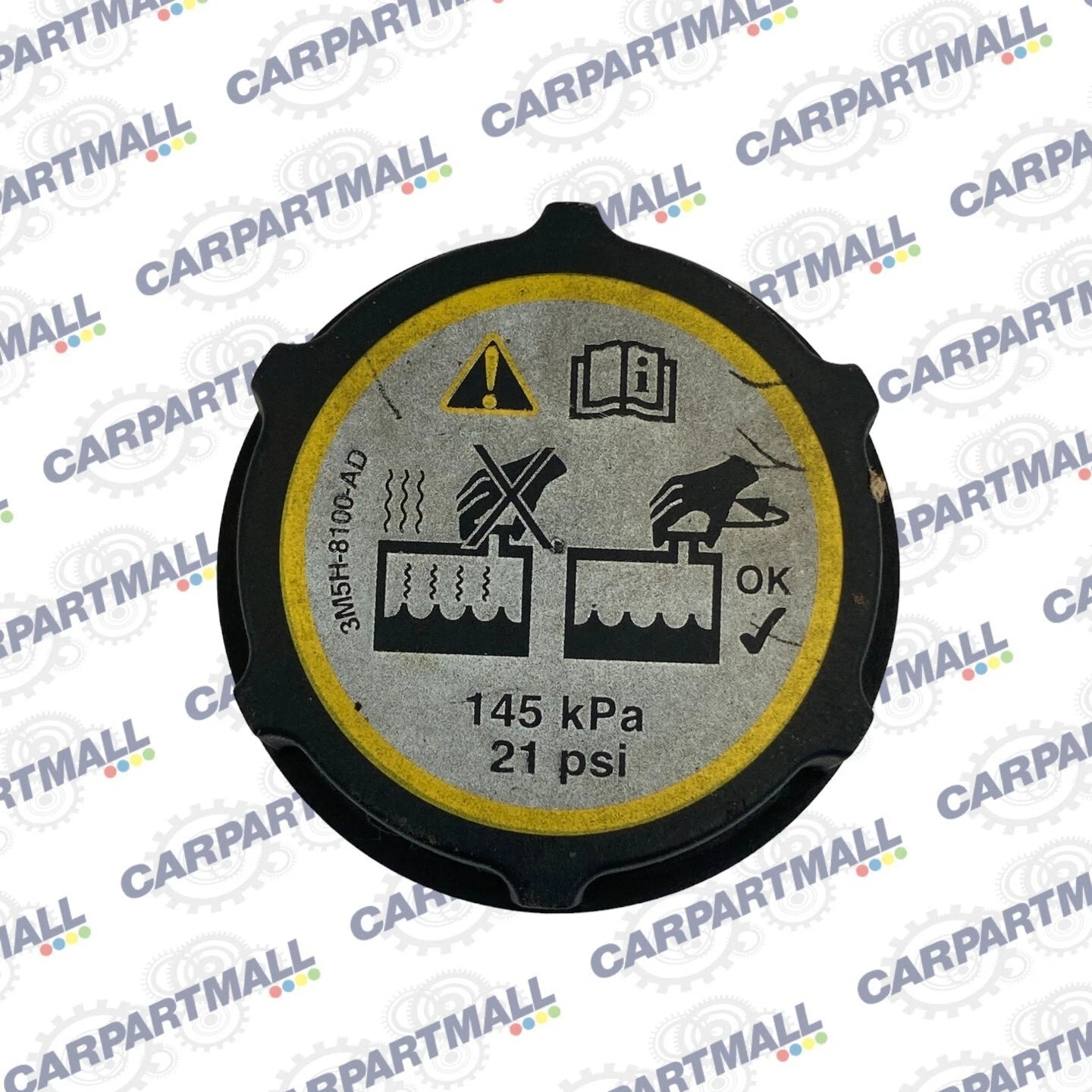 2012-2018 FORD FOCUS RADIATOR COOLANT EXPANSION RESERVOIR TANK CAP LID