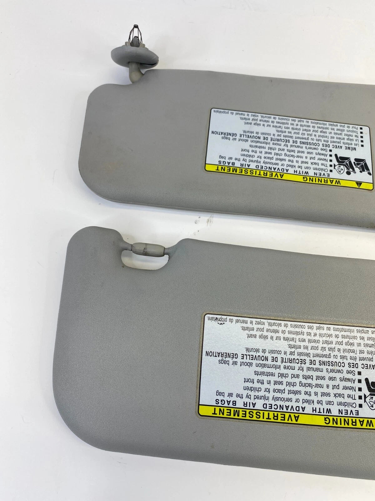 2009-2013 TOYOTA COROLLA LEFT & RIGHT SIDE SUNVISOR SUN VISOR SHADE SET PAIR OEM