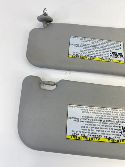 2009-2013 TOYOTA COROLLA LEFT & RIGHT SIDE SUNVISOR SUN VISOR SHADE SET PAIR OEM