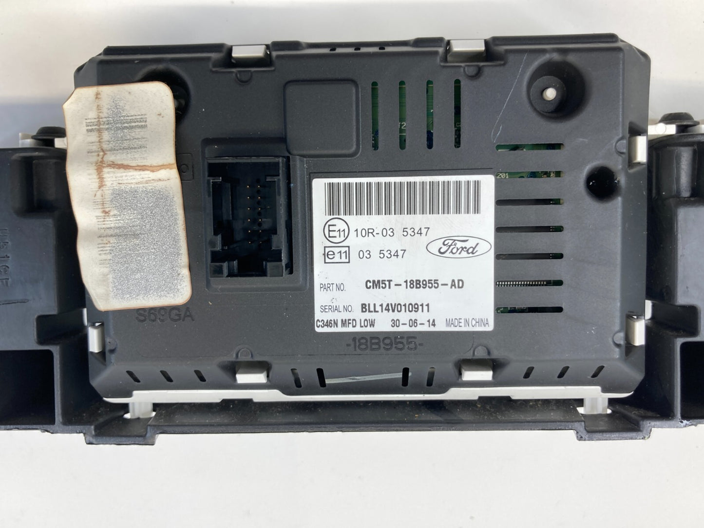 2012-2014 Ford Focus Sedan Dash Radio Display Screen Information CM5T-18B955-AD