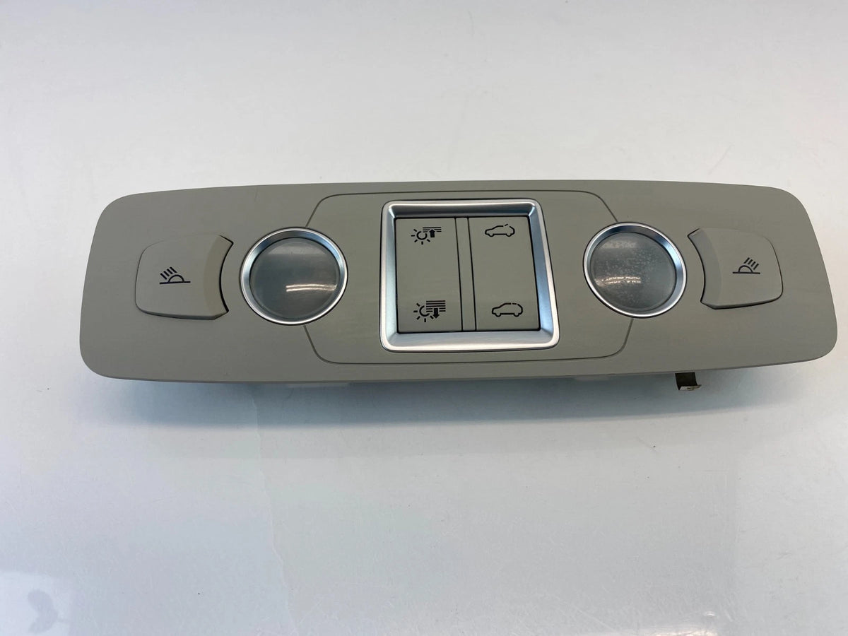 2007-2015 AUDI Q7 REAR DOME LIGHT OVERHEAD CONSOLE SUNROOF SWITCH PANEL OEM