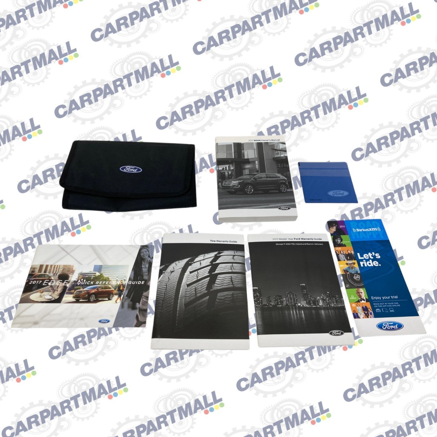 2017 Ford Edge Owners Owner's Guide Manual Warranty Information Book Set W/ Case