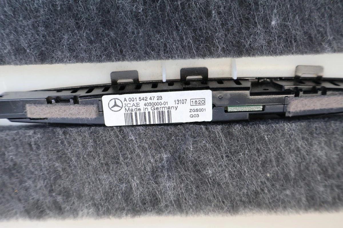10-16 MERCEDES-BENZ E350 REAR UPPER ROOF HEADLINER TRIM PANEL COVER A2126901650