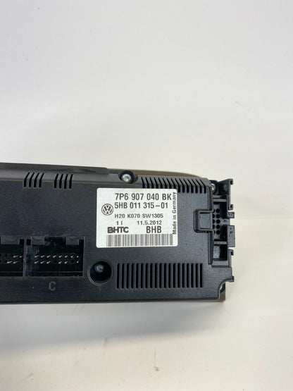 11-17 Volkswagen Touareg AC Heater Temp Climate Control Switch 7P6907040BK OEM