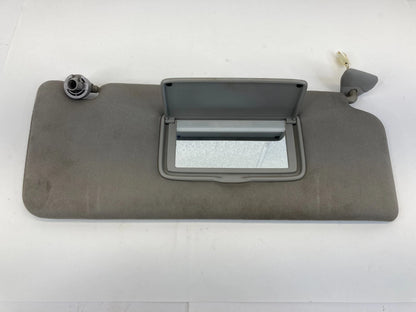 05-12 NISSAN ARMADA FRONT RIGHT PASSENGER LIGHTED SUNVISOR SUN VISOR GRAY OEM