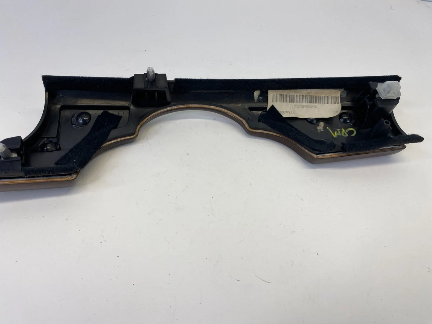 2007-2013 MINI COOPER R56 DRIVER LEFT DASHBOARD TRIM PANEL COVER WOOD OEM