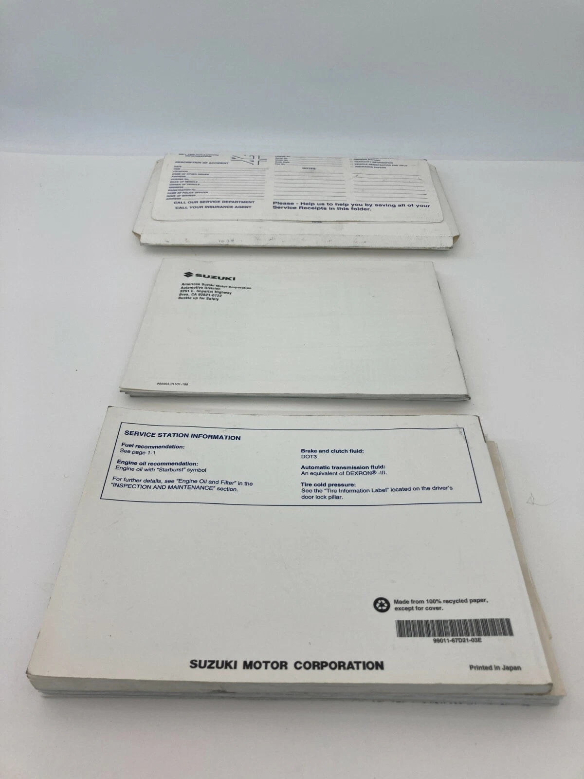 2004 04 SUZUKI VITARA LX OWNERS MANUAL INFORMATION GUIDE BOOK SET OEM