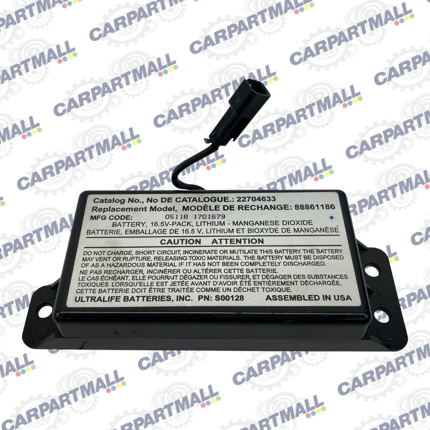 2010-2019 Buick LaCrosse Onstar Backup Battery Control Module Unit 22704633 OEM