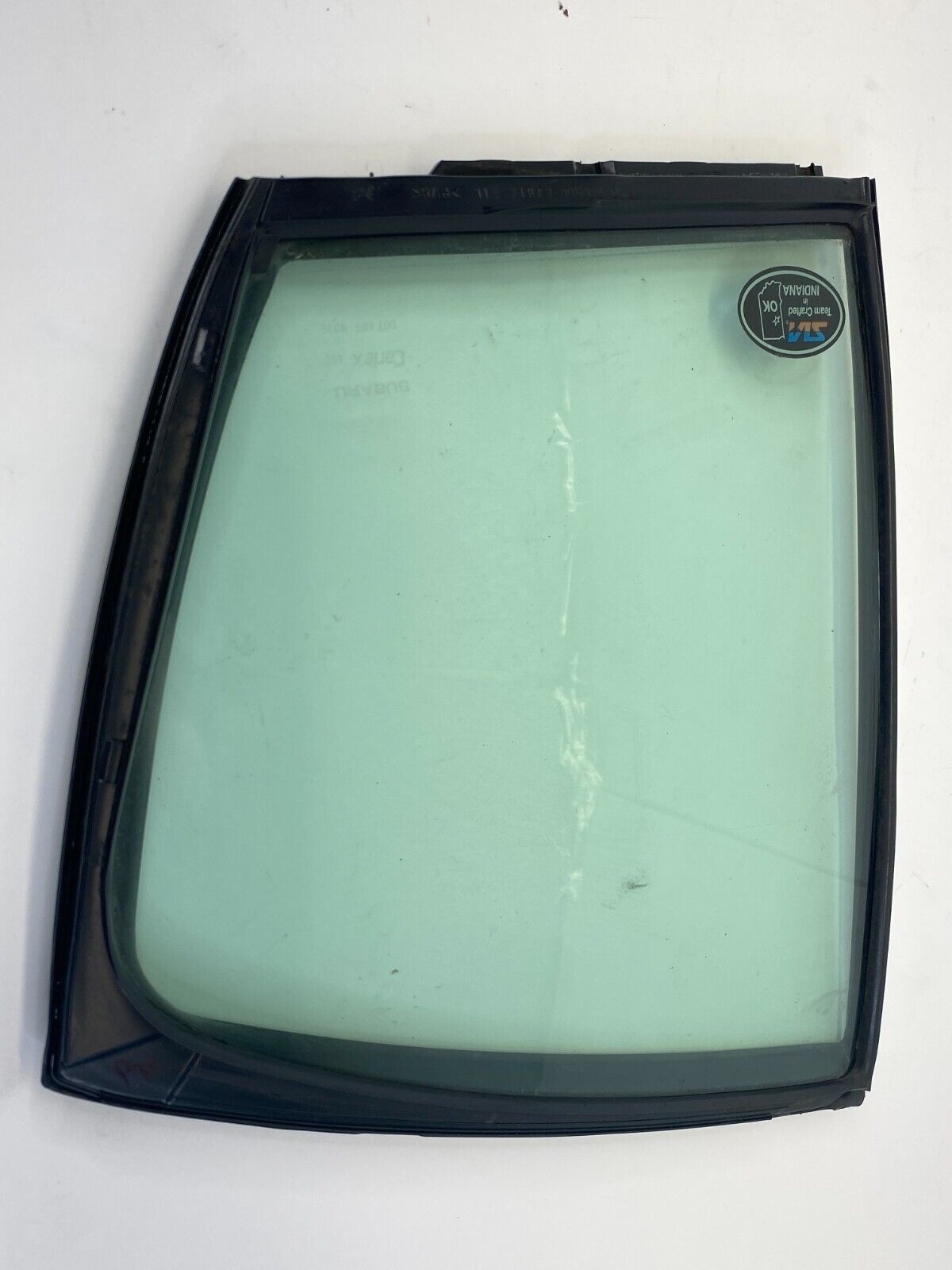 10-14 Subaru Legacy Sedan Rear Left Door Quarter Window Vent Glass 62284-AJ01A