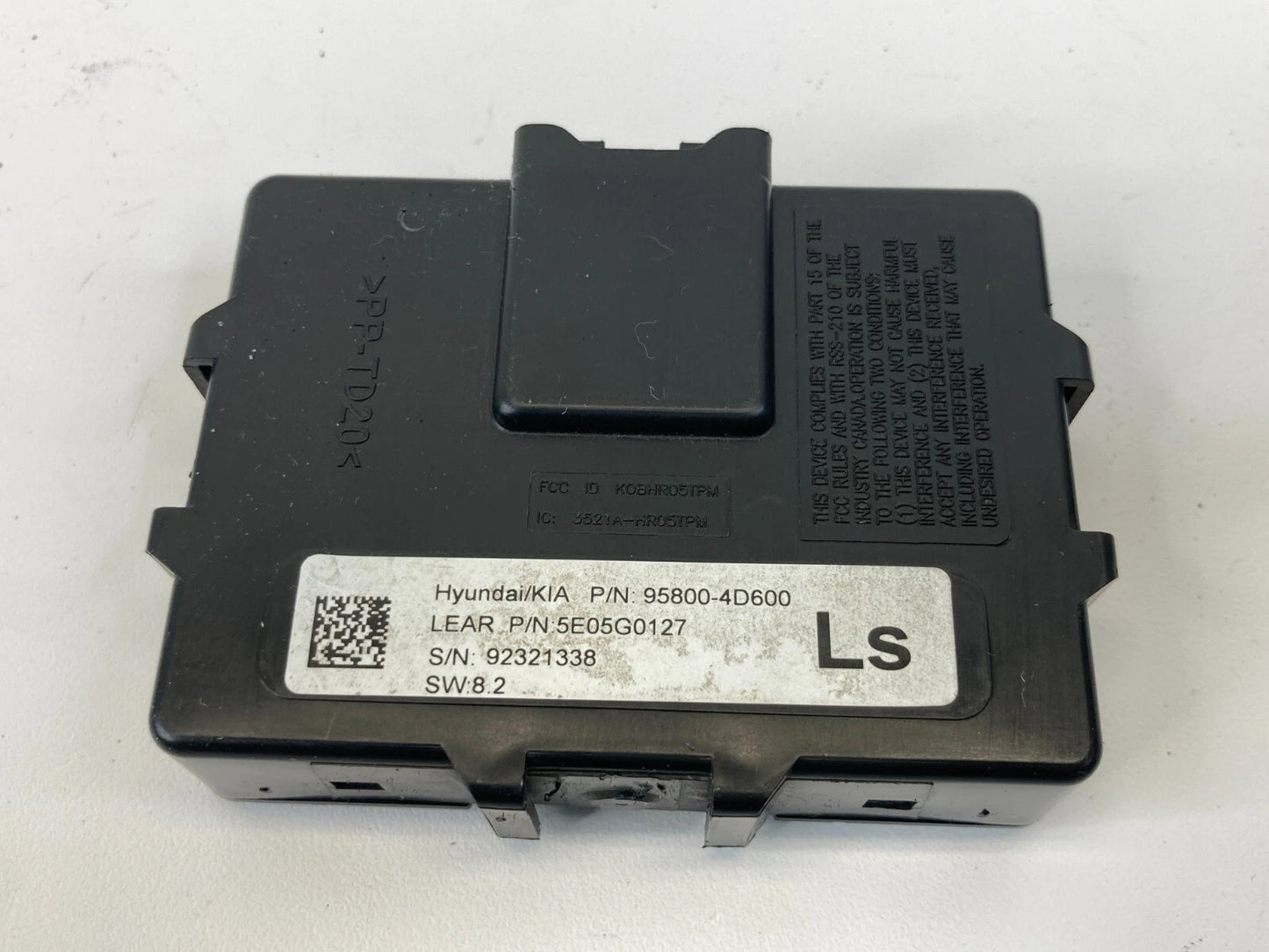 2008-2010 HYUNDAI ELANTRA TPMS TIRE PRESSURE MONITORING CONTROL MODULE UNIT