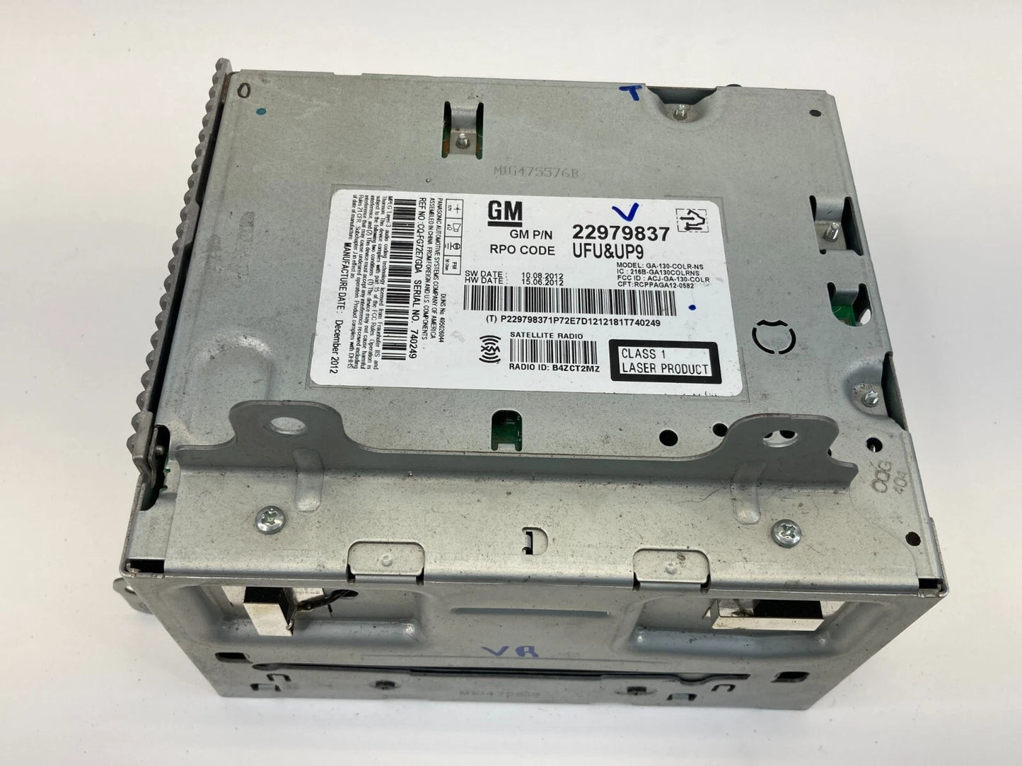 2012 2013 BUICK REGAL RADIO CD PLAYER RECEIVER AM/FM 22979837 OEM