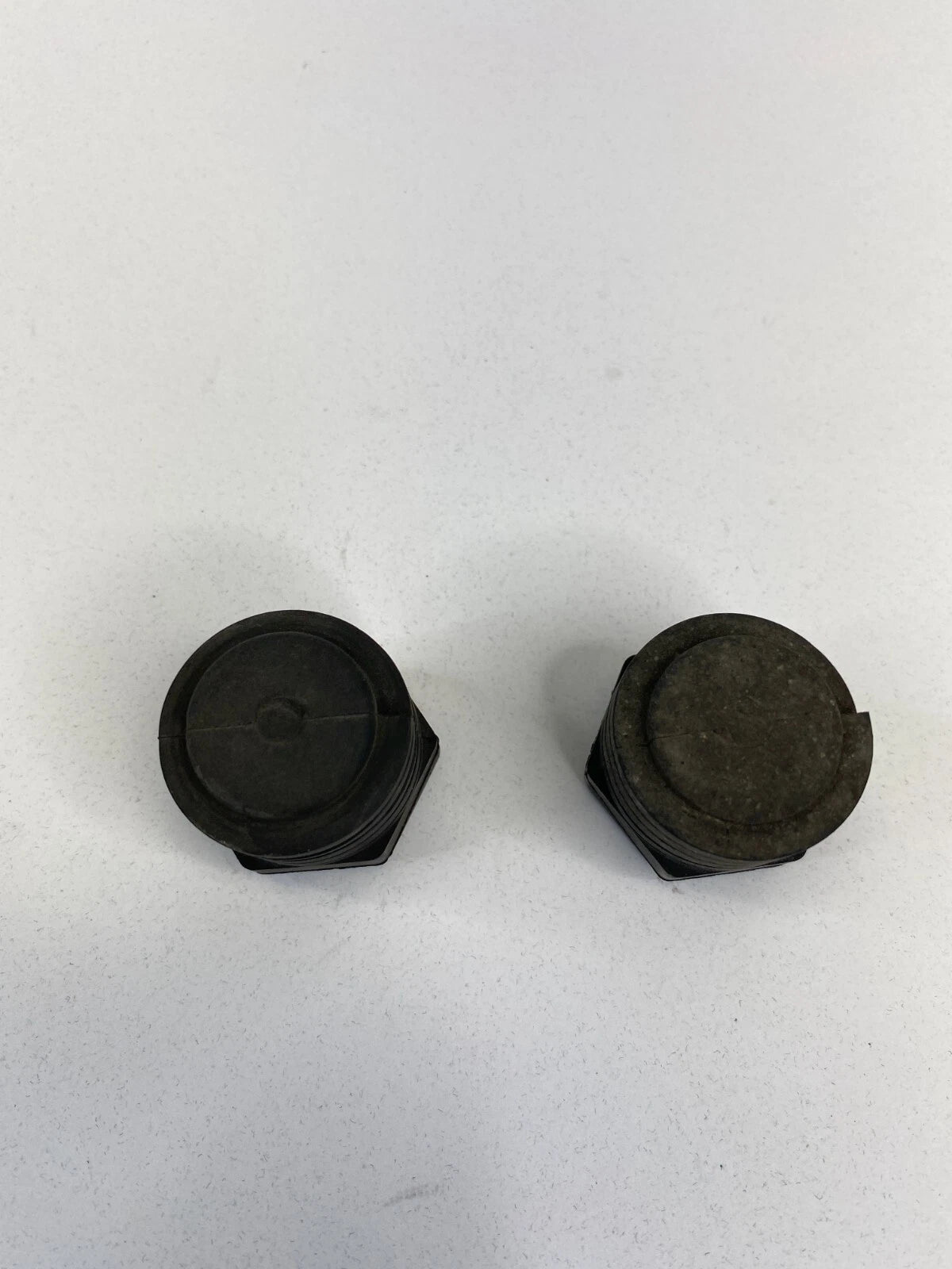 2004-2012 MITSUBISHI GALANT FRONT HOOD BUMPER RUBBER DAMPER ADJUST PAIR SET OEM