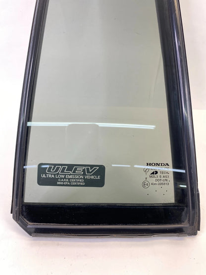 03-08 HONDA PILOT REAR LEFT BACK SIDE DOOR VENT WINDOW FIXED 73491-S9VA-A0 OEM