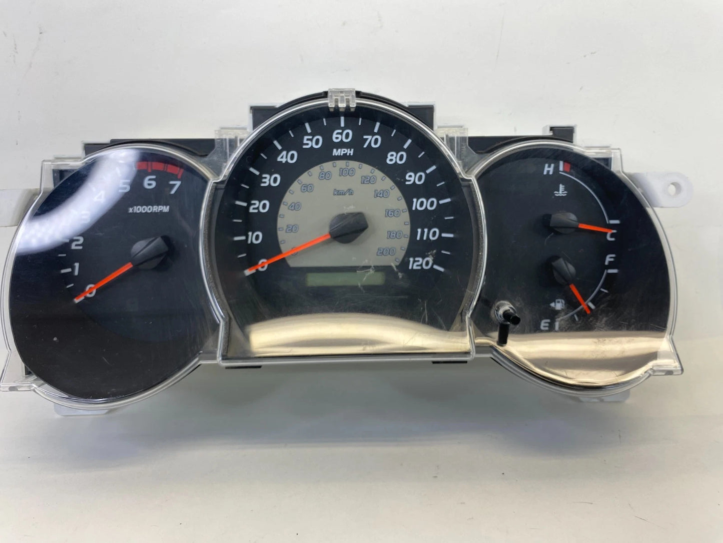 07 08 TOYOTA TACOMA 2.7L M/T CLUSTER SPEEDOMETER GAUGES 62K MILES 769316-670 OEM