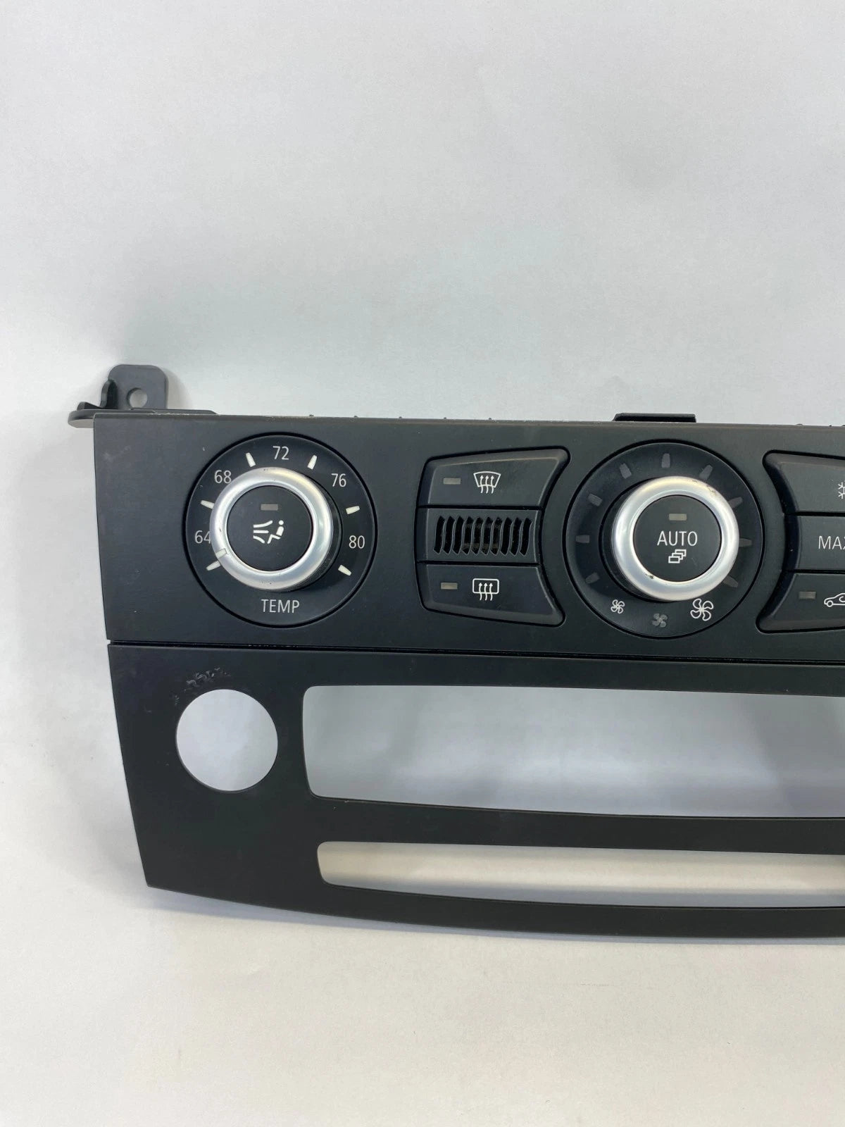 2008 BMW E60 535XI A/C TEMPERATURE CLIMATE CONTROL SWITCH W/ BEZEL 64119161610