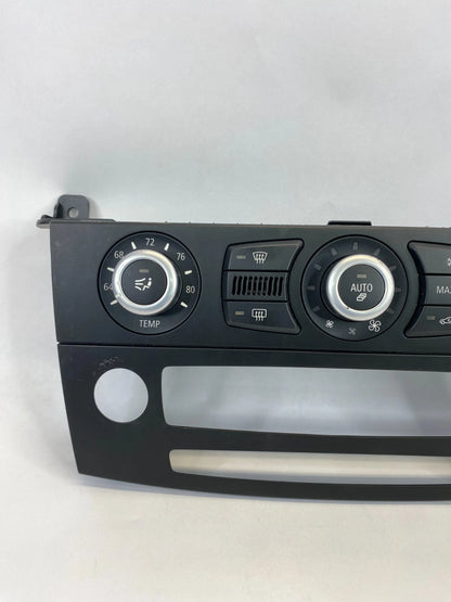2008 BMW E60 535XI A/C TEMPERATURE CLIMATE CONTROL SWITCH W/ BEZEL 64119161610