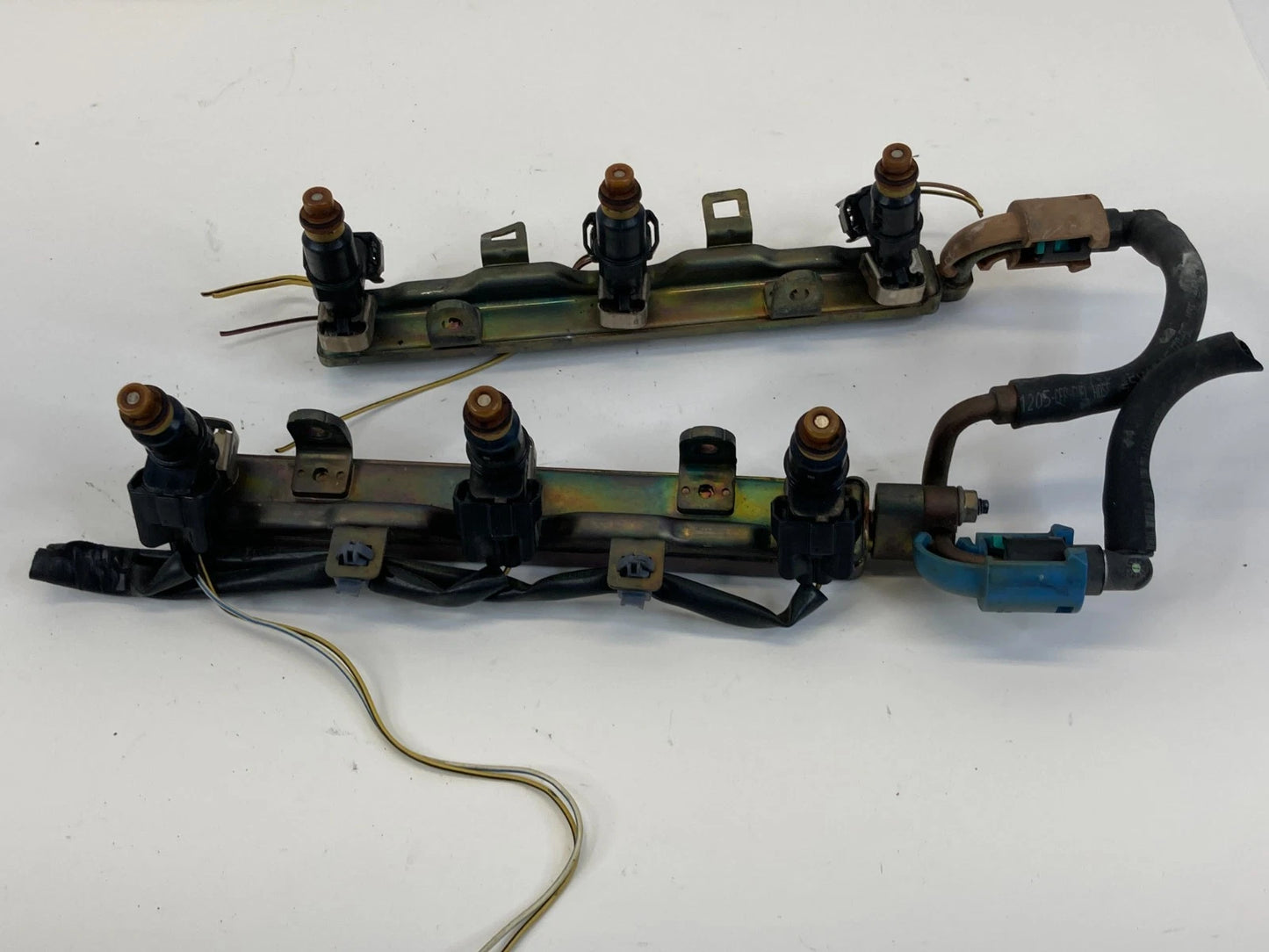 2004-2008 Acura TL 3.2L A/T Engine Fuel Injector Injection Rail Set OEM