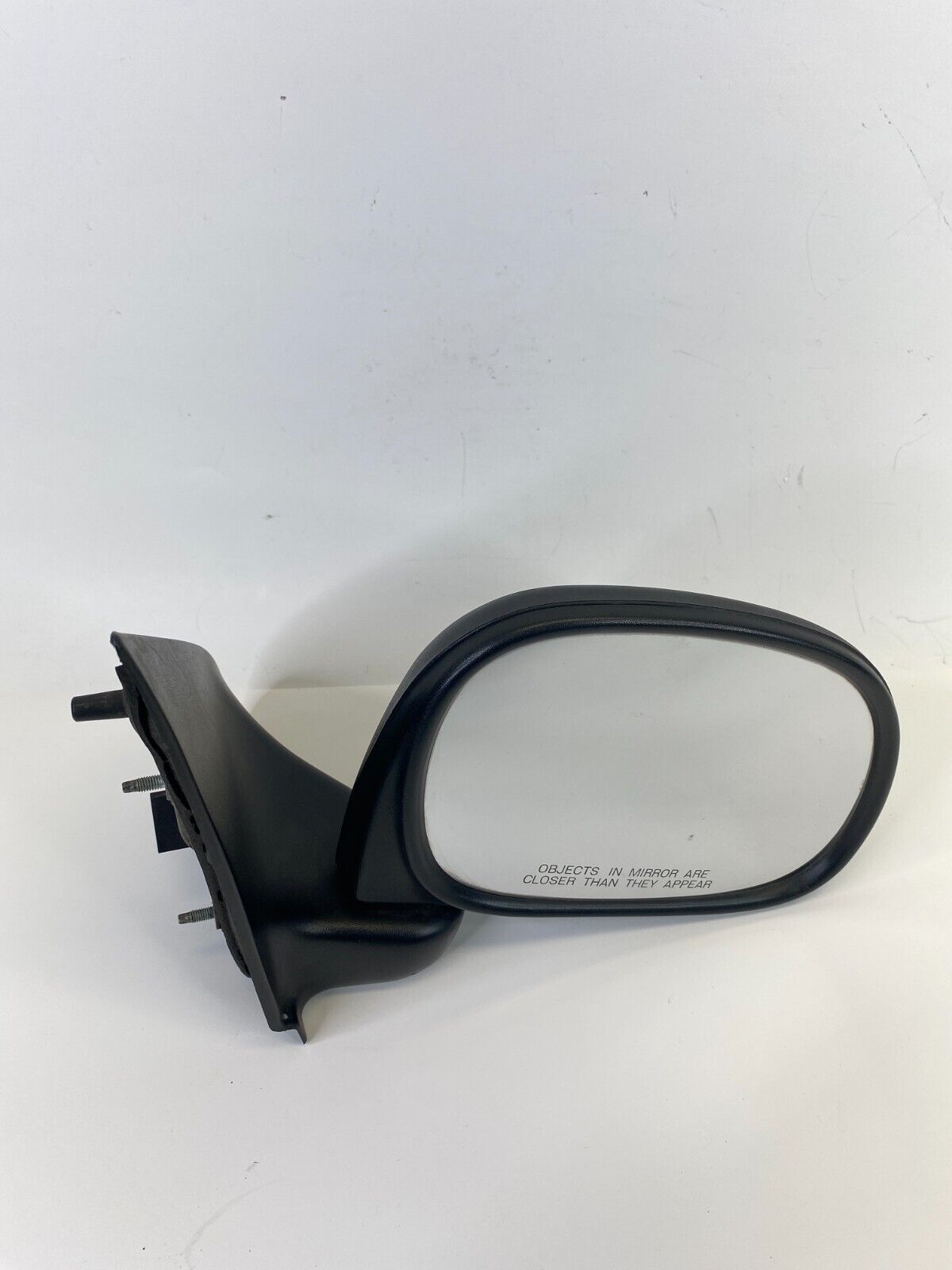 2003 03 Ford F-150 Front Right Passenger Side View Maual Door Mirror Black OEM