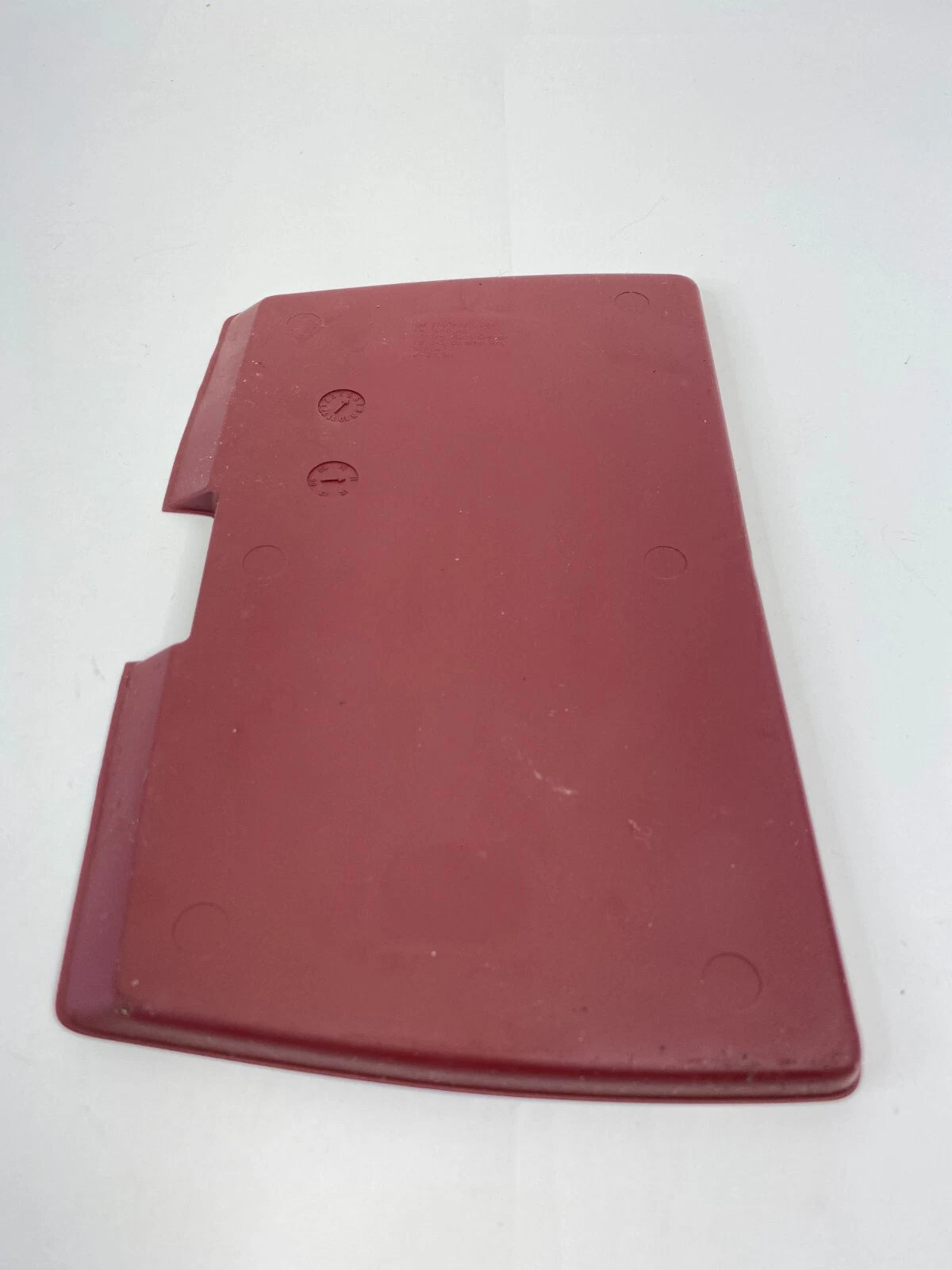 10-17 CHEVY EQUINOX CENTER CONSOLE STORAGE FLOOR LINER RUBBER RED MAT 25876557