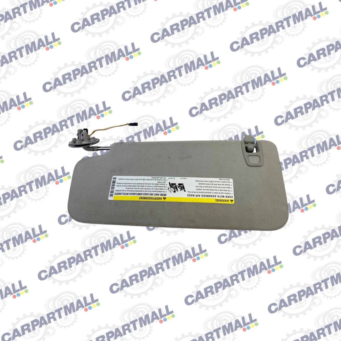 2010-2016 CADILLAC SRX RIGHT PASSENGER SIDE SUNVISOR SUN VISOR SHADE W/ MIRROR